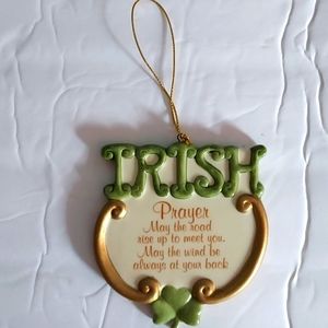 Irish Prayer Hanging Orament,Great for hanging on your Christmas Tree or Wall.